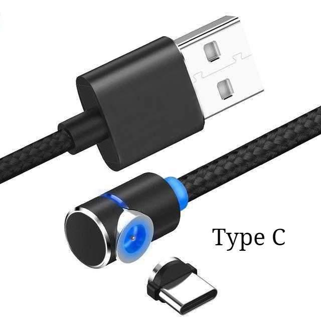 Magnetic LED Charger Cable (USB Type-C)