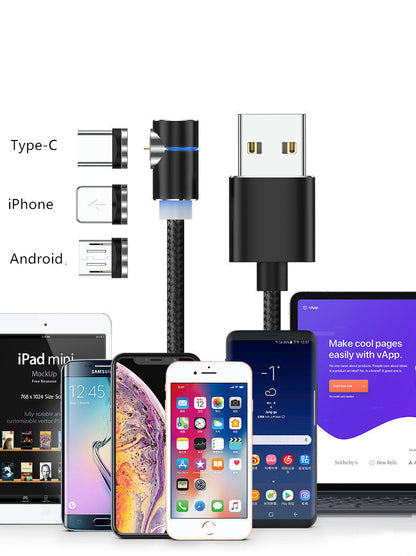 Magnetic LED Charger Cable (USB Type-C)
